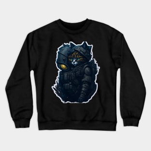 Mecha Cat_010 Crewneck Sweatshirt